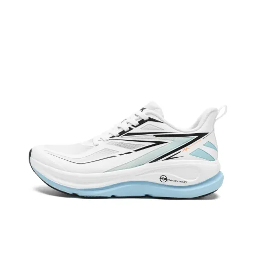 A.Knackfuss Низкие беговые кроссовки унисекс белые тенево-синие Leap