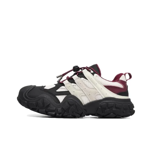 Mo Xu Low Топ Толстая подошва Кроссовки Унисекс Черный