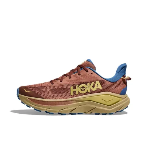 HOKA ONE ONE Challenger 8 Амортизация Износостойкий Низкий Топ Беговые кроссовки Мужские Темно-красный