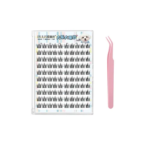 RULINSHI Живой Собака Series с Woof Глаза Стикер Искусственные ресницы Укрепляющий Крест Стиль