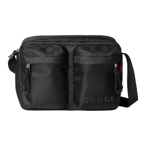 GUCCI Nylon Сумка через плечо Маленькая Мужская Черная