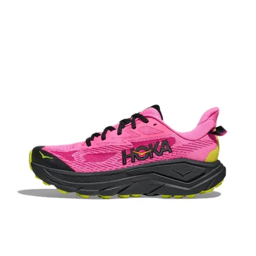 HOKA ONE ONE Challenger 8 Амортизация Износостойкий Низкий Топ Беговые кроссовки Женские Фуксия
