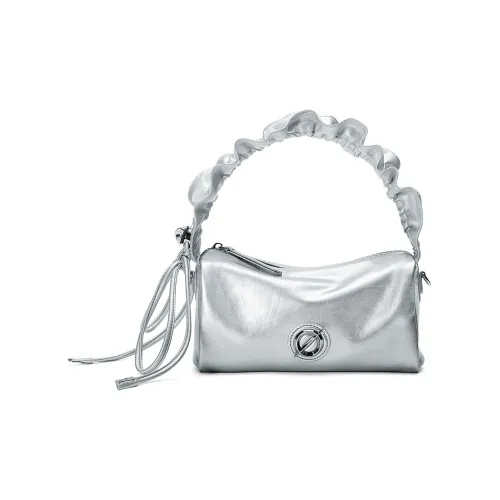 JELLYTOYBOY Коровья кожа Облако Cluster Сумка-ланчбокс Сумка Обычный Women's Silver Розовый