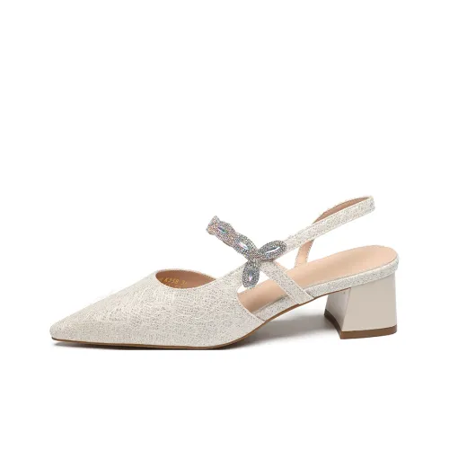 ZHR Грубый каблук Высокие каблуки Женские