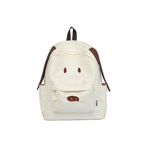 Kewuku Нейлон Рюкзак Унисекс Айвори Розовый Желтый