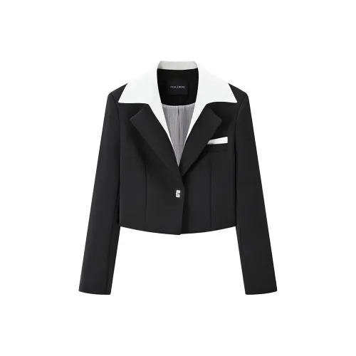 PEACEBIRD Бизнес-костюм женский черный