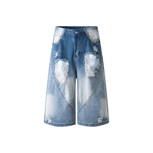 GDRX Синие Унисекс Джинсовые Шорты