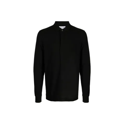 LACOSTE Collaboration Мужская Поло Рубашка Черного Цвета