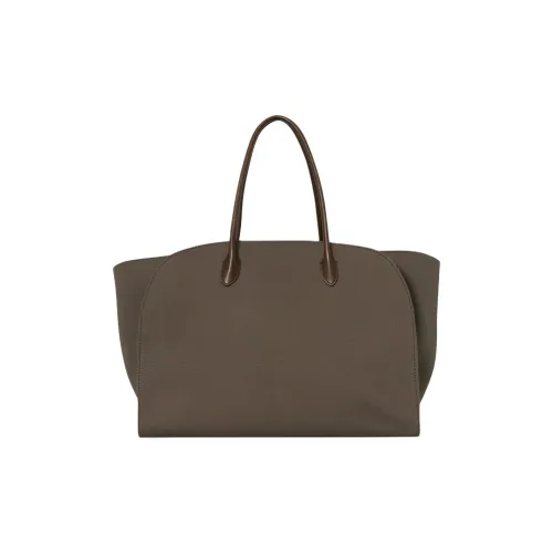 THE ROW Marlo Хлопок Тоут Сумка Сумка для покупок Сумка Унисекс Тауповый