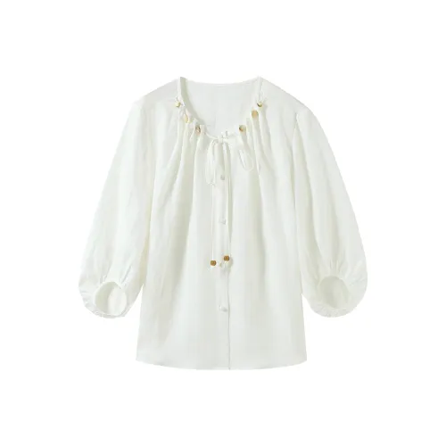 HANGYIGE Белые Женские Рубашки