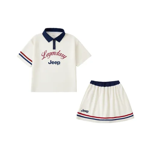 Детский комплект JEEP с юбкой 2 предмета светло-абрикосовый