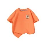 100% хлопковая футболка с короткими рукавами в цвете апельсин