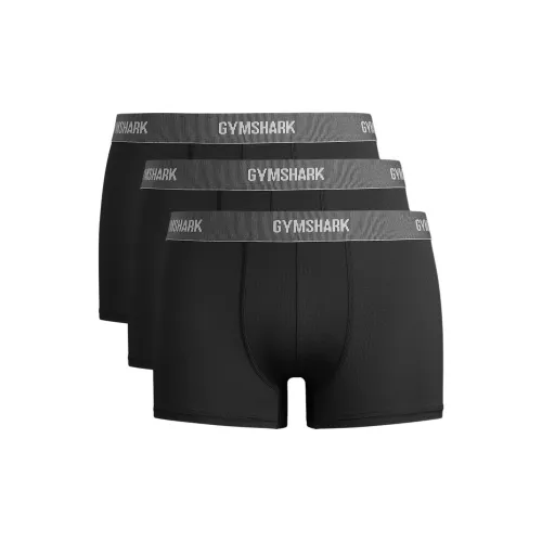 GYMSHARK Спортивные Tech Боксеры Мужские 3 упаковки черный
