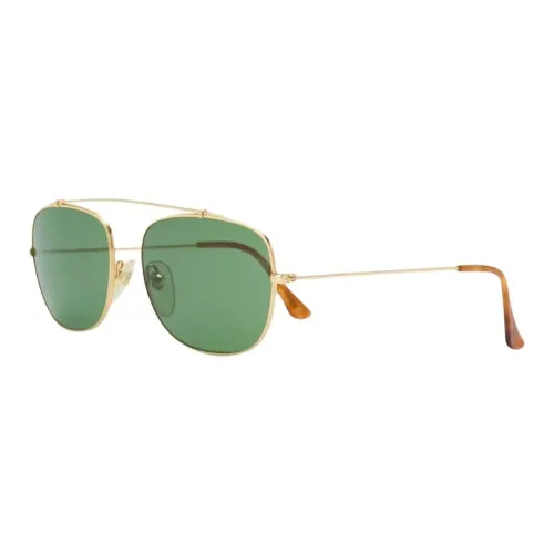 Retrosuperfuture Металл Парафин Ацетат Круглые Солнцезащитные очки Мужские Золотые