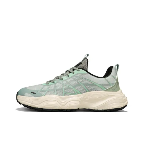 Binary Амортизация Легкий Низкий Топ Casual Мужской Зеленый