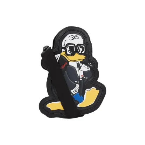 KARL LAGERFELD Disney Fun Collaboration PU (полиуретан) Fiber Crossbody Bag Women's Black