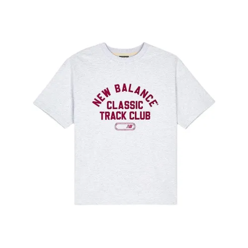 New Balance Track ClubSEMI OVER Форма T Рубашка Unisex Light Серый