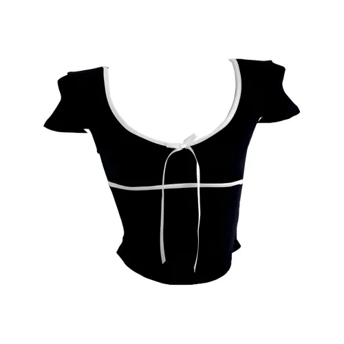 DOSOHEB Темно-синие женские футболки