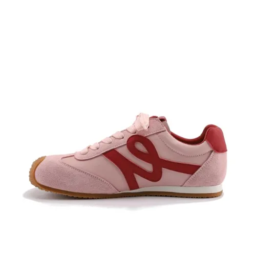 JOSINY Амортизирующий Противоскользящий Износостойкий Дышащий и Легкий Низкий Топ Повседневная Обувь Женская Светло-Розовая