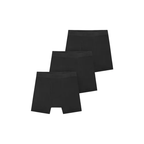 Corteiz совместный бренд SS25 3 упаковки черные мужские боксер-шорты