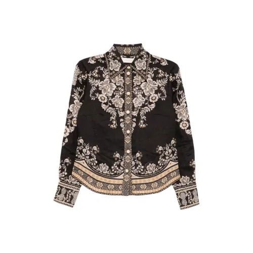 Zimmermann Черные Женские Рубашки