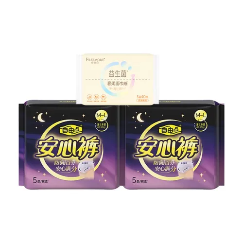 FREEMORE Менструальные трусики Пробиотики Мягкий Салфетка Гигиенические прокладки Анти Боковая утечка