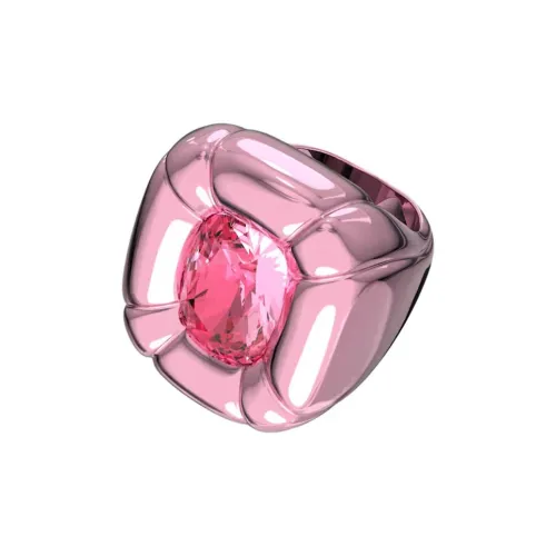 Кристалл Swarovski Алюминиевые кольца унисекс розовые