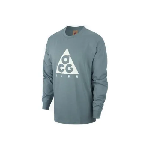 Nike T-Shirt Мужская Пилот Серый Белый Верх