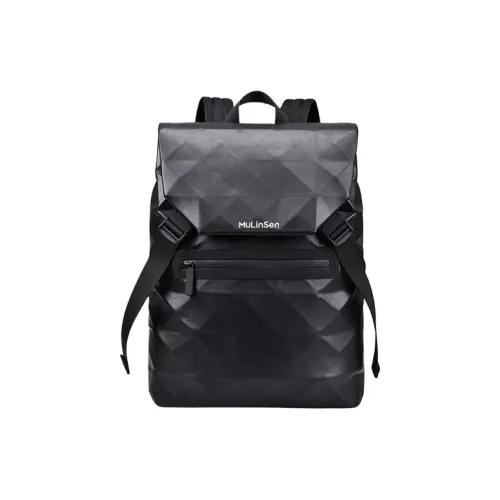 Mulinsen Полиэстер Рюкзак Ноутбук Сумка Стандартная Унисекс Черный