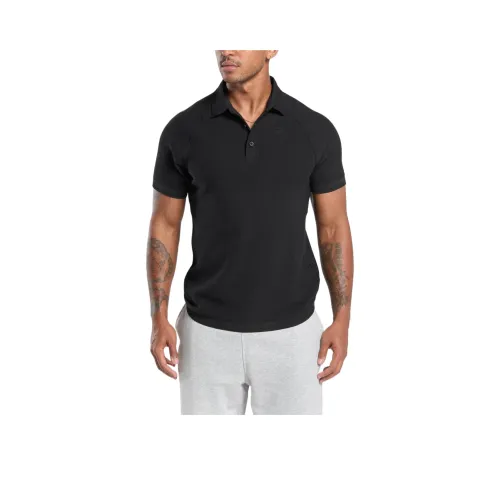 GYMSHARK Поло Мужское Черное