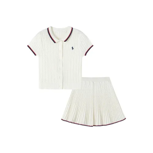 Детский комплект YUANYUAN GIRL для девочек 3-7 лет юбка белая