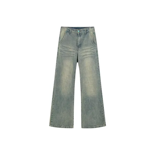 ROLLING MONEY Унисекс Джинсы