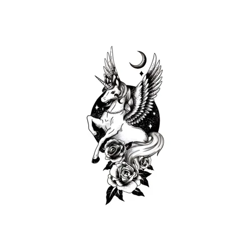 ZAIBIAN 'Shan Hai Jing' Xushu Единорог Временные татуировки