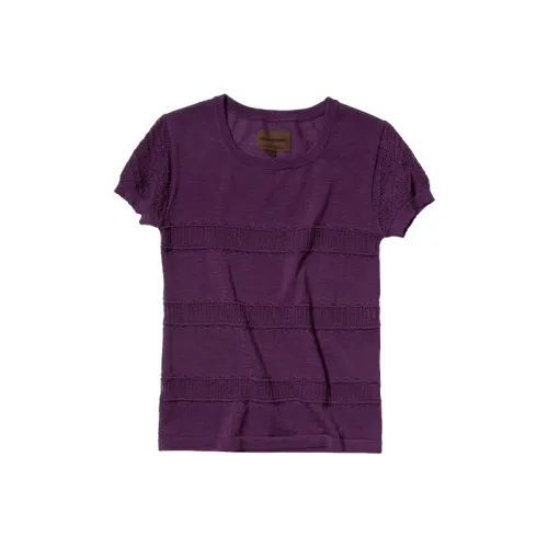 CYCLE DOCUMENT Галлон Фиолетовый Женские T-Рубашки