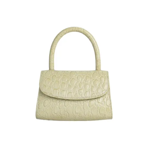 By Far Mini Croco Кожа Сумка через плечо Сумка Маленькая Женская Оливково-зеленая
