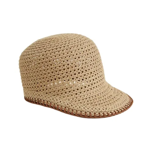 HERMES Рафия Шапки и Кепки Женские Золото