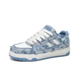 Деним Белый Синий + Случайный Стиль