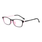 Розовый и черный биколор