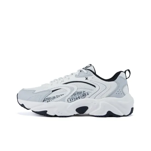 XTEP Низкие кеды White Gray Black Мужские