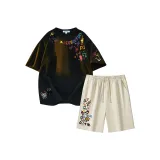 Чёрный + хаки Хаки