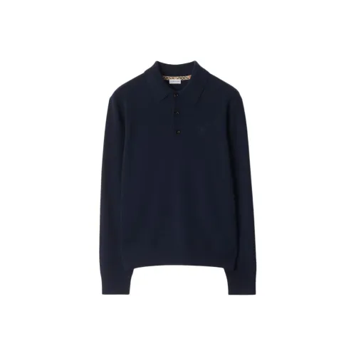 Burberry Кашемировый свитер мужской синий