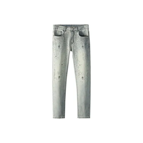 TUCANO Грязно-желтые унисекс джинсы