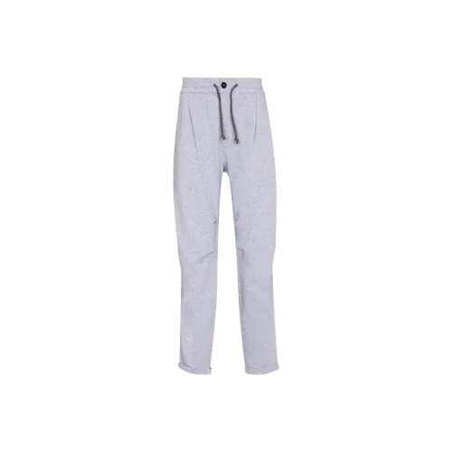 BRUNELLO CUCINELLI Серые Мужские Вязаные Спортивные Штаны