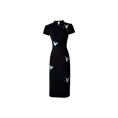 CHARM GLOW Короткое платье с короткими рукавами женское