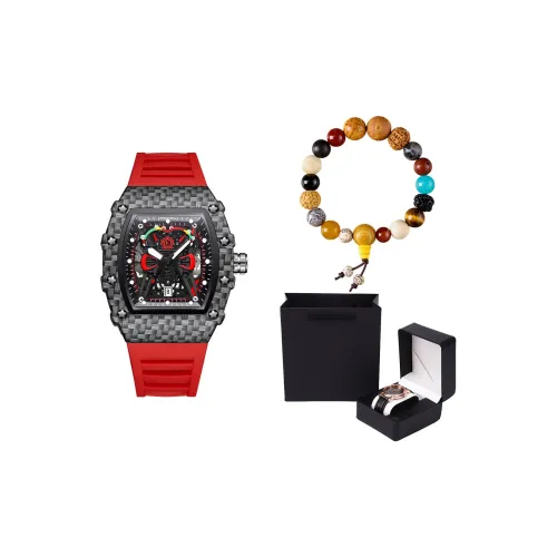 MEXVEL Кварцевый механизм Мужские часы 44mm*50mm*18mm Скелет