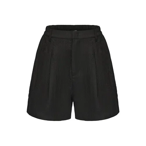 INITIAL Черные Женские Повседневные Шорты