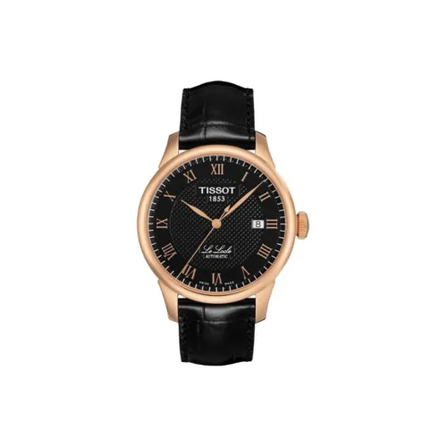 Tissot Le Locle Collection Автоматический Механический Механизм Мужские Часы Часы 39,3мм Черный Циферблат