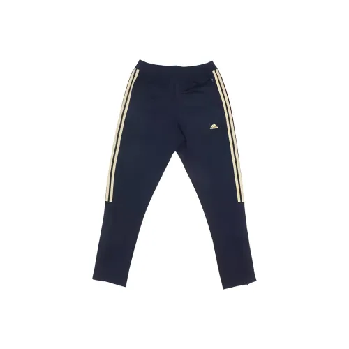 Adidas Вязаные Тренировочные Штаны Женские Темно-Синие