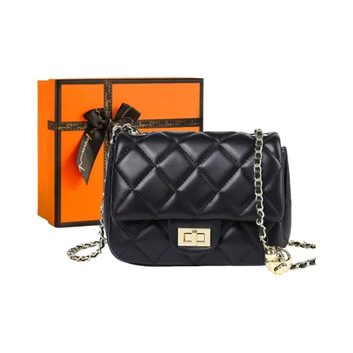 OUBOTE Сумка через плечо из синтетической кожи женская черная экрю