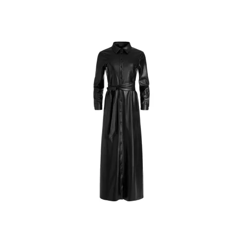 ALICE+OLIVIA Black Женские Длинные Платья с Рукавами